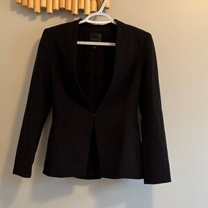 Dynamite Black Women's Open-Front Tailored Blazer